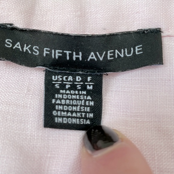 Sleeveless linen top - Picture 3 of 6